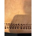 Handmade Vintage Yellow Woven Pattern & Leather Crossbody Bag With Adjustable Strap Photo 4