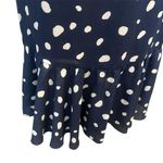 Abercrombie & Fitch Navy White Polka Dot Wrap Dress XXS Cottagecore Coquette Photo 5