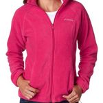 Columbia Women’s Barbie Hot Pink Full Zip Benton Springs Size Small Photo 0