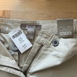 Chico's NWT Chico’s Fitigues Tan Beige Casual Slack Pants, 8 Photo 9