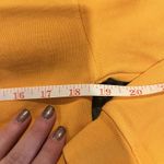 Yellow the Label Sweatshirt Womens XS Cropped Relaxed Fit Made in Canada Photo 2