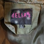 Delia's  NWOT Military Green Hooded Jacket Coat. Juniors Size XL Photo 3