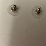 Earrings pierced in burnt orange and jade green color Photo 1