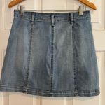 REWASH  Denim Button-Front Skirt Photo 2