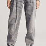 Retrofete Miriam Pant Acid Wash Slate Gray Baggy Jogger Jeans Size 26 Photo 0