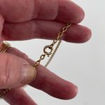 Vintage R.N.K. Boho necklace with pendant tassel Gold Photo 3