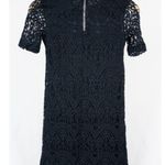 Divided H&M Lace Sheath Black Dress Size 4 Photo 2