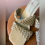 Minty Green Double Braided Strap Kitten Heels Womens Size 6 Photo 6