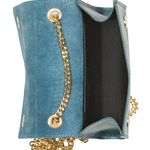 PERSAMAN NEW YORK studded metallic leather bag Blue Photo 2