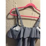 Kona Sol Blue And White Gingham One-Piece Swimsuit Woman’s Size 16W Photo 9