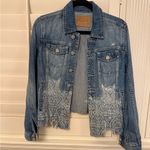 BLANK NYC  Sweet Relief Distressed Denim Jacket Size Small Photo 1