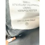 Rumored Runaway Black Velvet Cut Out Back Midi Party Dress Size Small Photo 7