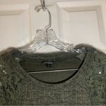 Hannah Green Knit Lace Accent Long Sleeve Blouse L Size L Photo 2
