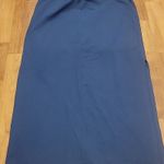 Free People Maxi Pencil Skirt Slit Slate Blue S - will fit size M Photo 0