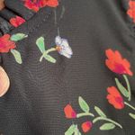 Love Tree floral shift dress with cold shoulders. Photo 4