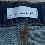 Loft Boyfriend Fit Jeans in Vintage Dark Blue Denim Wash | 2/26 Photo 5