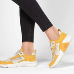 MARK NASON Los Angeles Block West Sneaker Yellow White Women’s Shoes Size 8 Photo 0