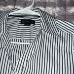 Covington  Women’s Striped‎ Blouse Black and White Classic Design Size MP Photo 3