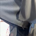 Vintage S.L. Fashions Size 12 Black Floral Embellished Midi Dress Photo 5