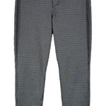 Liverpool SZ 4/27 Skinny Leg Pants Houndstooth Stretch Mid-Rise Zip-Fly Pockets Photo 0