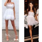 Katie May Ellee Mini Dress White Tulle Wedding Size M Photo 15