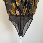 ASTR The Label Floral Velvet Burnout Bodysuit Witchy Goth Size M Black Size M Photo 2