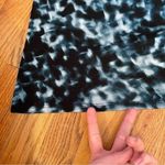 Soma Blue Black Tie Dye Ruched Drawstring Tie Asymmetrical Boho Maxi Tank Dress Photo 12