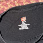 GIDDY UP COWBOY HAT BLACK GRAPHIC CUT OFF CROP TEE Size L Photo 1