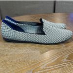 Rothy's  The Loafer Slate Herringbone Black White Size 13 Photo 3