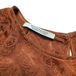 Scotch & Soda Maison Scotch Starwatcher Dress XL Orange Paisley Mini Long Sleeve Photo 6