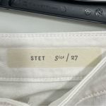 Anthropologie  | Pilcro &‎ the Letterpress | White Stet Jeans | Size 27 | Skinny Photo 6