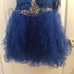 Fiesta Blue Strapless Lace Photo 2
