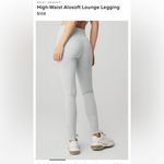 Alo Yoga Alo High Waist Alosoft Lounge Legging Size Small Light Blue Photo 1