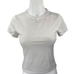 Qinsen Women's Gray Short Sleeve Crew Neck Slim Stretch T Shirt Tee Top Size S Photo 0