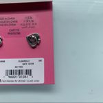 Kate Spade NWT   SILVER TONE CHEERS STUD EARRINGS New Photo 3