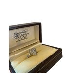 Vintage Silver Tone Heart Gemstone Ring Jewelry Photo 1