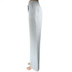 BCBGMAXAZRIA Women's White High Waisted Straight Leg Trouser Dress Pants Size 0 Photo 1