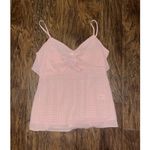 Pink Lily Womens  pink gingham tie front tank top casual summer barbie girly Photo 1