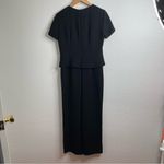 Evan Picone Vintage Black Jumpsuit Heart Button  Size 6 Photo 5