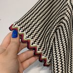 Saylor VERNA STRIPE CROCHET KNIT SHORT SET BLACK WHITE SMALL Photo 5