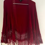 Forever 21 Lace Boho Bohemian Lace Shawl Cardigan Size small Photo 0