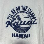 Retro Roll Cropped Kauai Tee NWT Navy & White Boxy Fit Blue Size L Photo 8