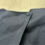 Fame and Partners  Navy Blue Mini Cocktail Dress Ruffle Layered Cotton Size Small Photo 7