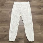 Athleta Cabo Linen High Rise Jogger Pants White Size 8 Photo 3