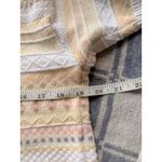 80s VTG L.L. Bean Cotton Knit Top Short Sleeve Striped‎ Pastel Sweater Size S Yellow Photo 4