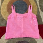English Factory Pink Crop Sweater Tank Top Shirt Women’s Size Small Photo 3