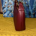 A New Day NWOT  Maroon Purse w Gold Tone Strap Photo 2