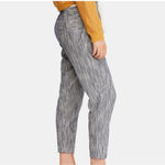 Free People  Navy/Ivory High Rise Pant, Size 8 Photo 2