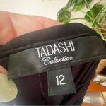 TADASHI COLLECTION 100% silk maxi skirt Women’s SIZE‎ 12 fairy witchy whimsigoth Black Photo 5