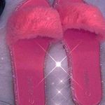 Pink Fur Sandal Photo 0